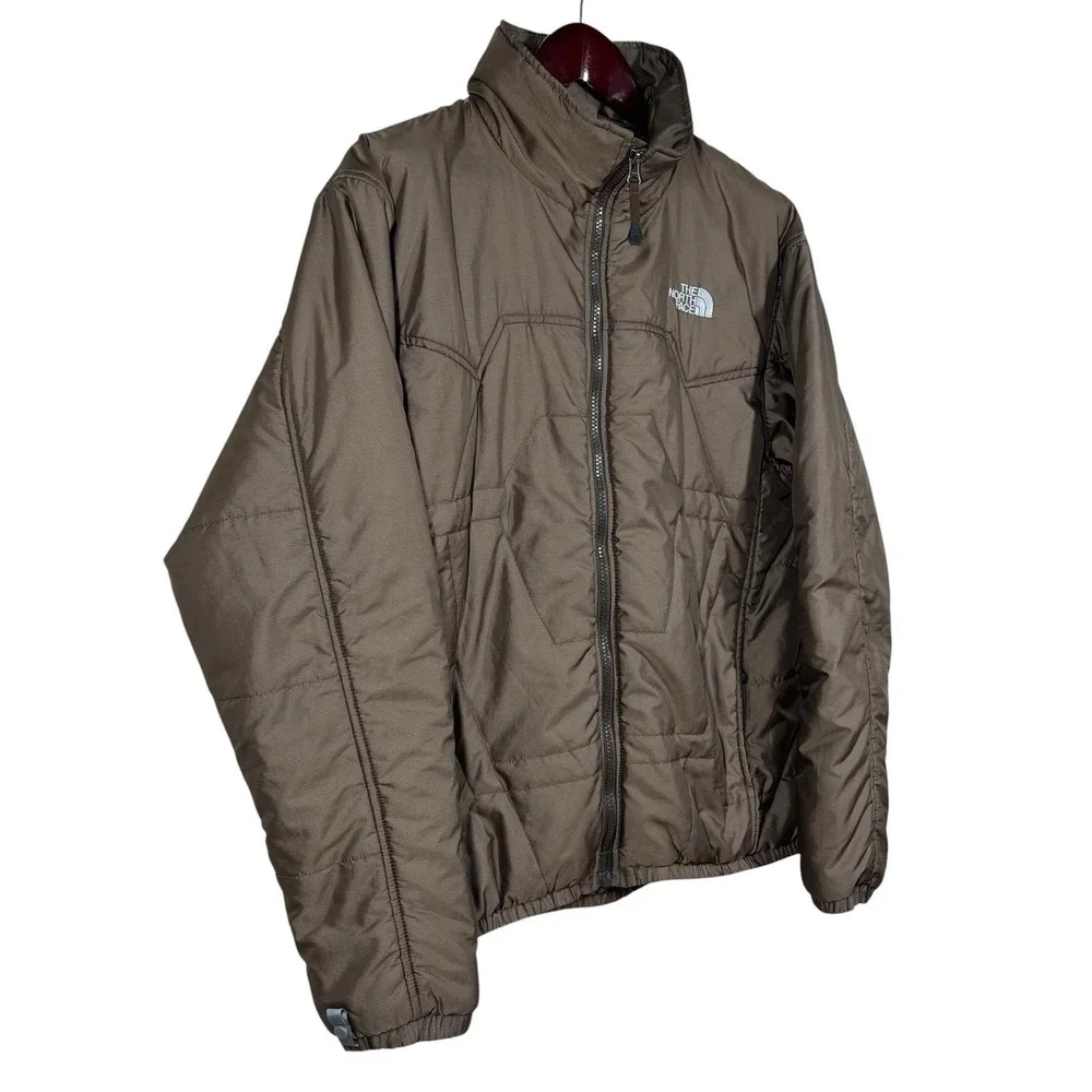 The North Face 2006 Prodigy Inner Layer Puffer Jacket Mens L Brown Lightweight